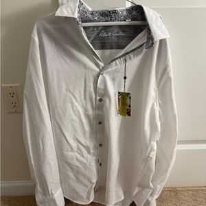 Robert Graham White Men's Shirt